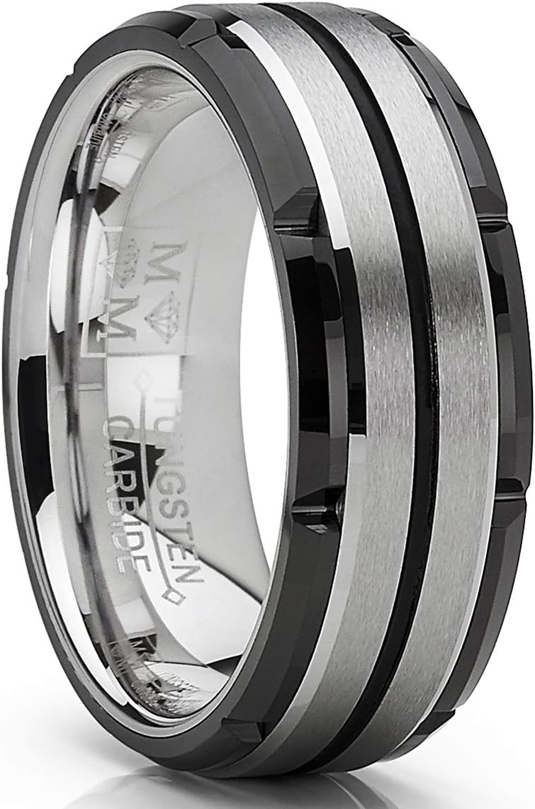 Josh - 8mm Tungsten Carbide Ring