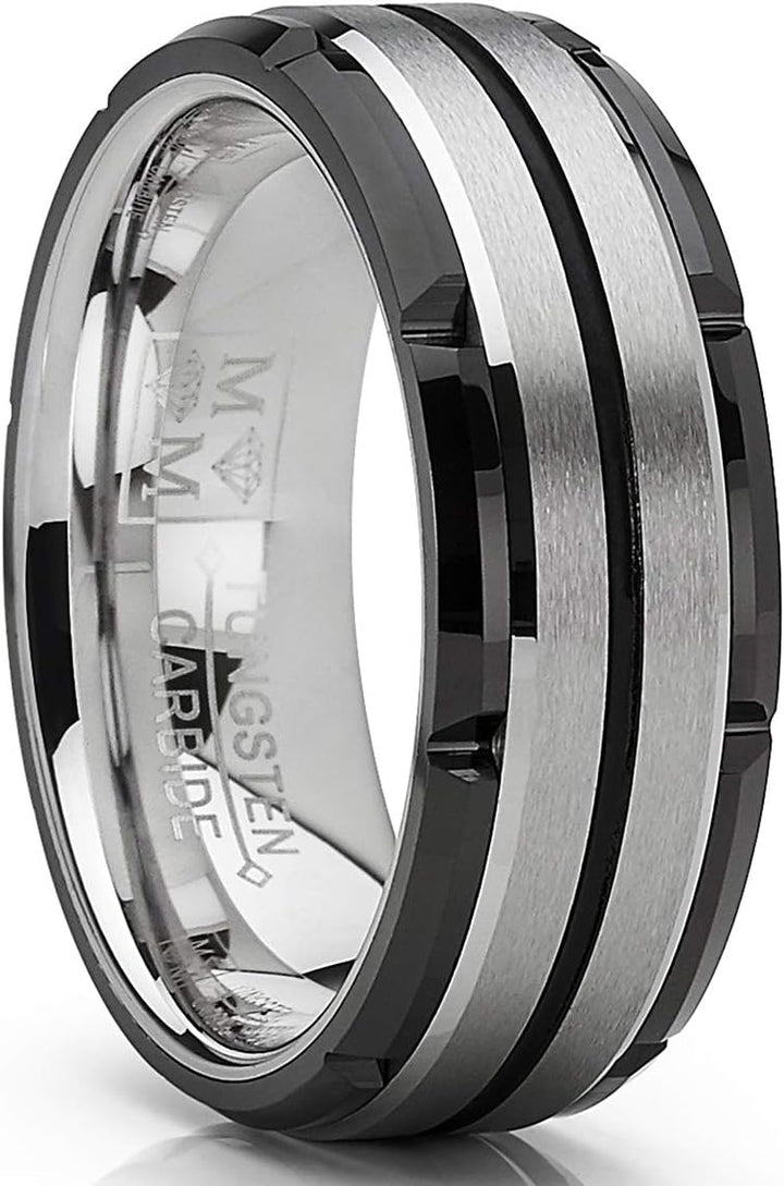 Josh - 8mm Tungsten Carbide Ring
