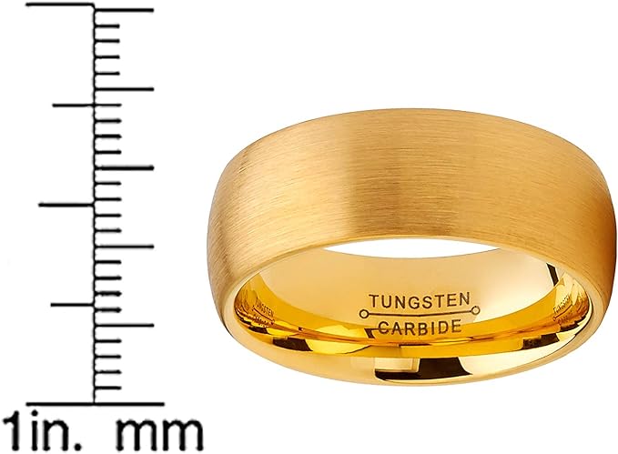 Jake - 8mm Tungsten Carbide Ring