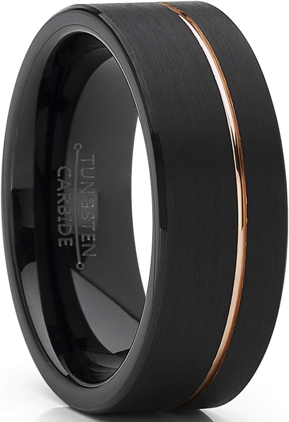Grant - 8mm Tungsten Carbide Ring