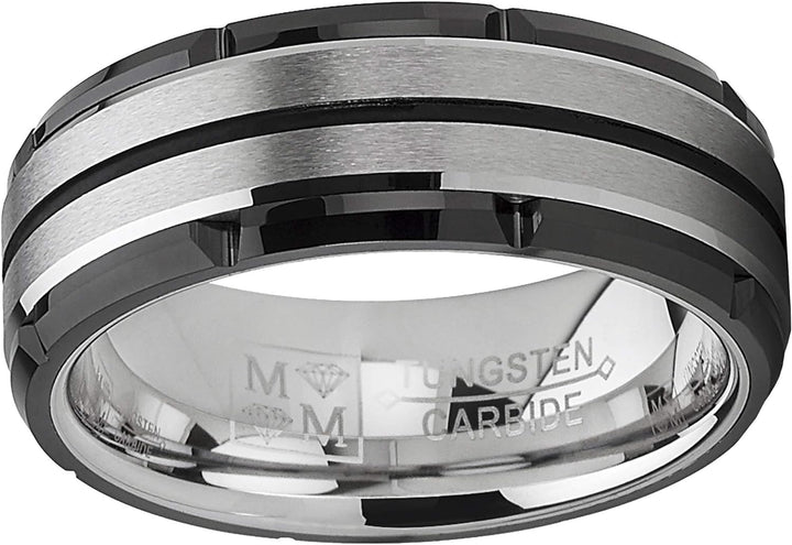 Josh - 8mm Tungsten Carbide Ring