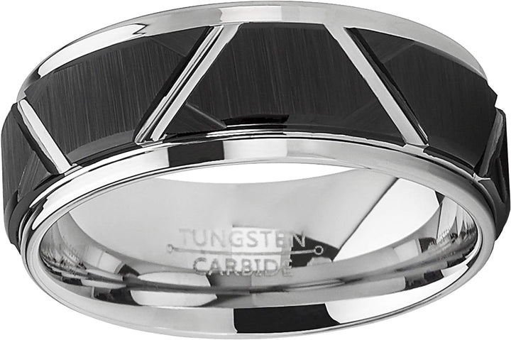 Chad - 8mm Tungsten Carbide Ring