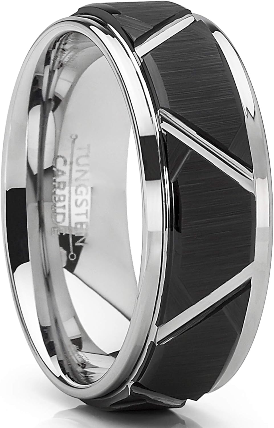 Chad - 8mm Tungsten Carbide Ring
