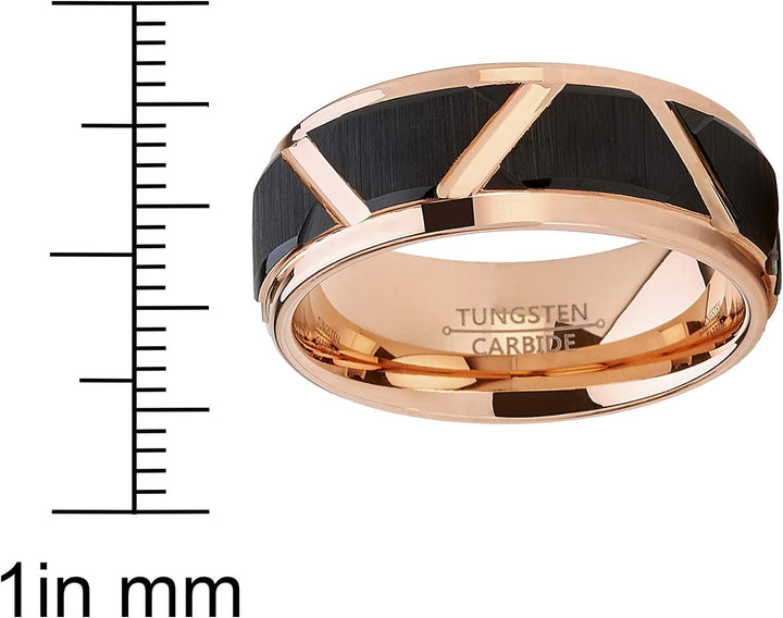 Seth - 8mm Tungsten Carbide Ring
