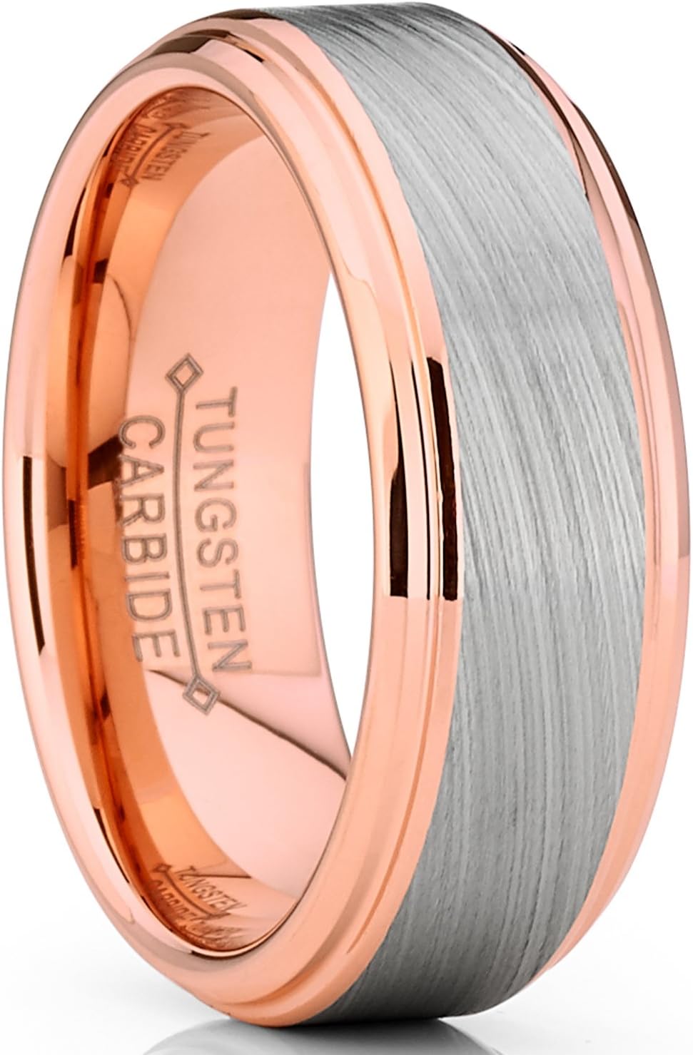 Luke - 8mm Tungsten Carbide Ring
