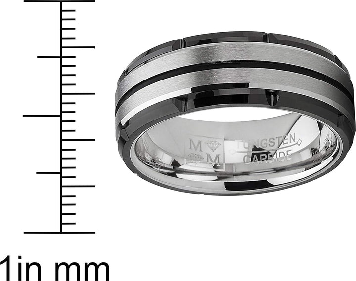 Josh - 8mm Tungsten Carbide Ring