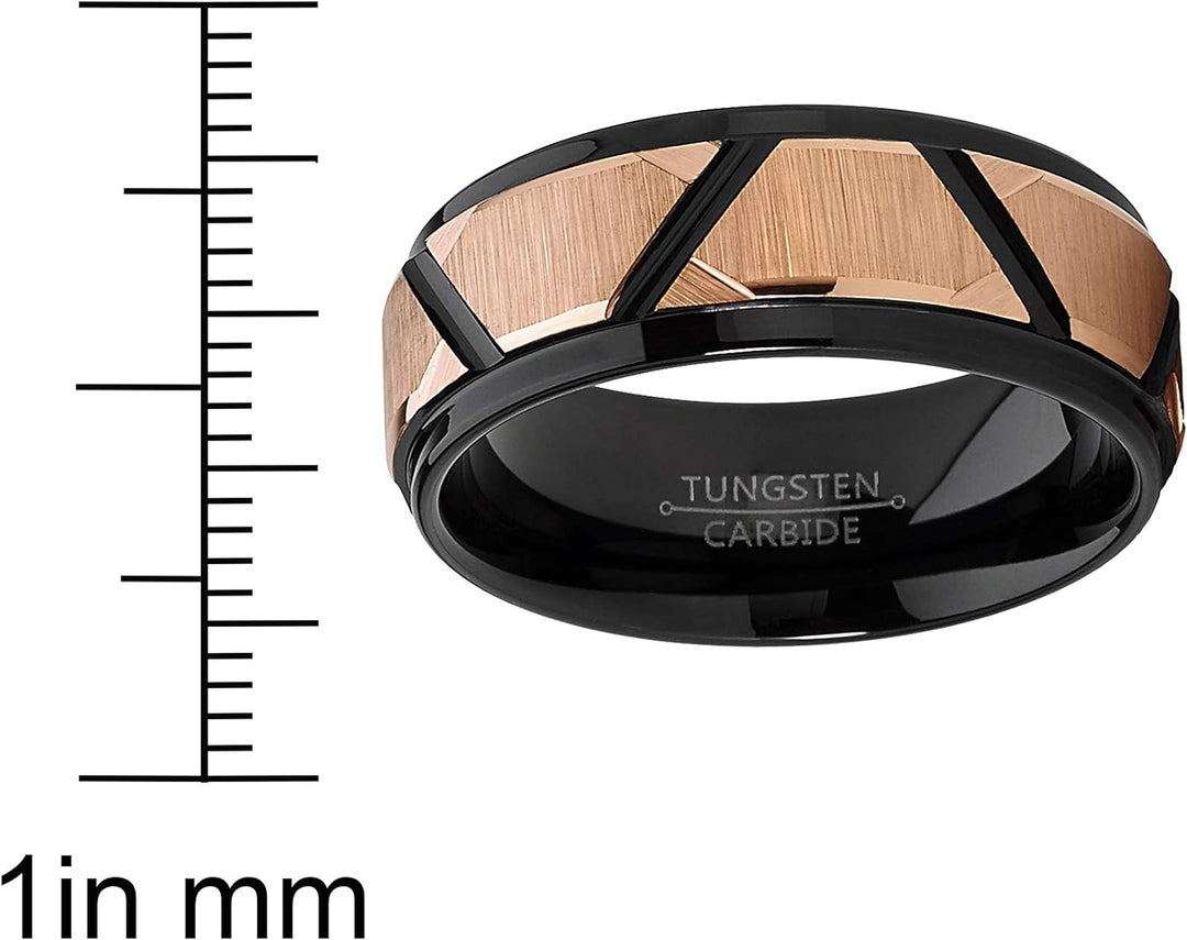 Mark - 8mm Tungsten Carbide Ring