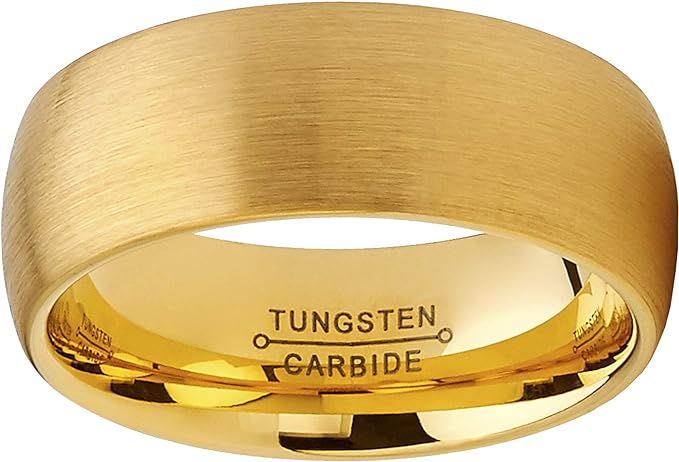 Jake - 8mm Tungsten Carbide Ring