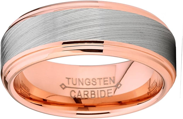 Luke - 8mm Tungsten Carbide Ring