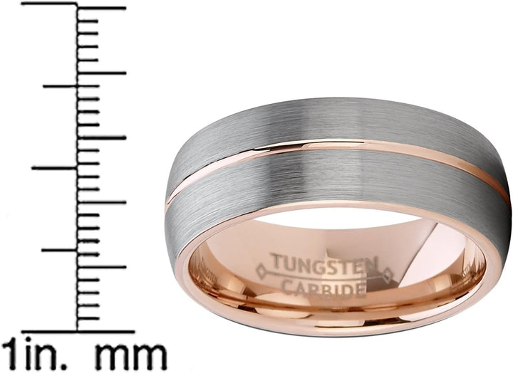 Max - 8mm Tungsten Carbide Ring
