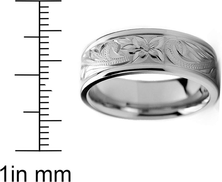 Sam - 8mm Tungsten Carbide Ring