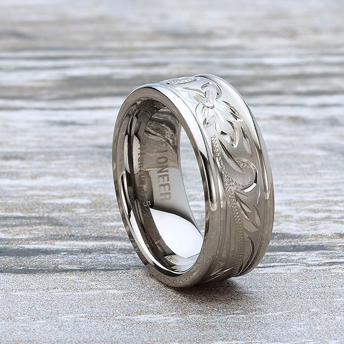 Sam - 8mm Tungsten Carbide Ring