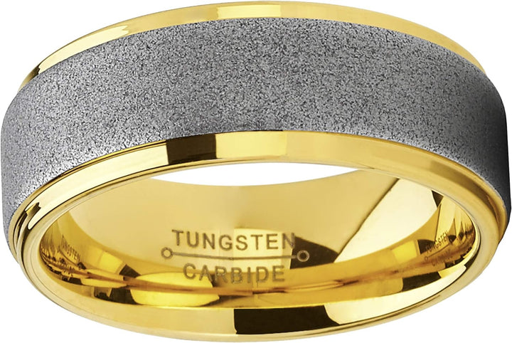 Ross - 8mm Tungsten Carbide Ring