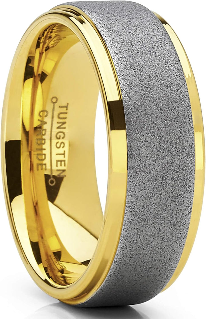 Ross - 8mm Tungsten Carbide Ring