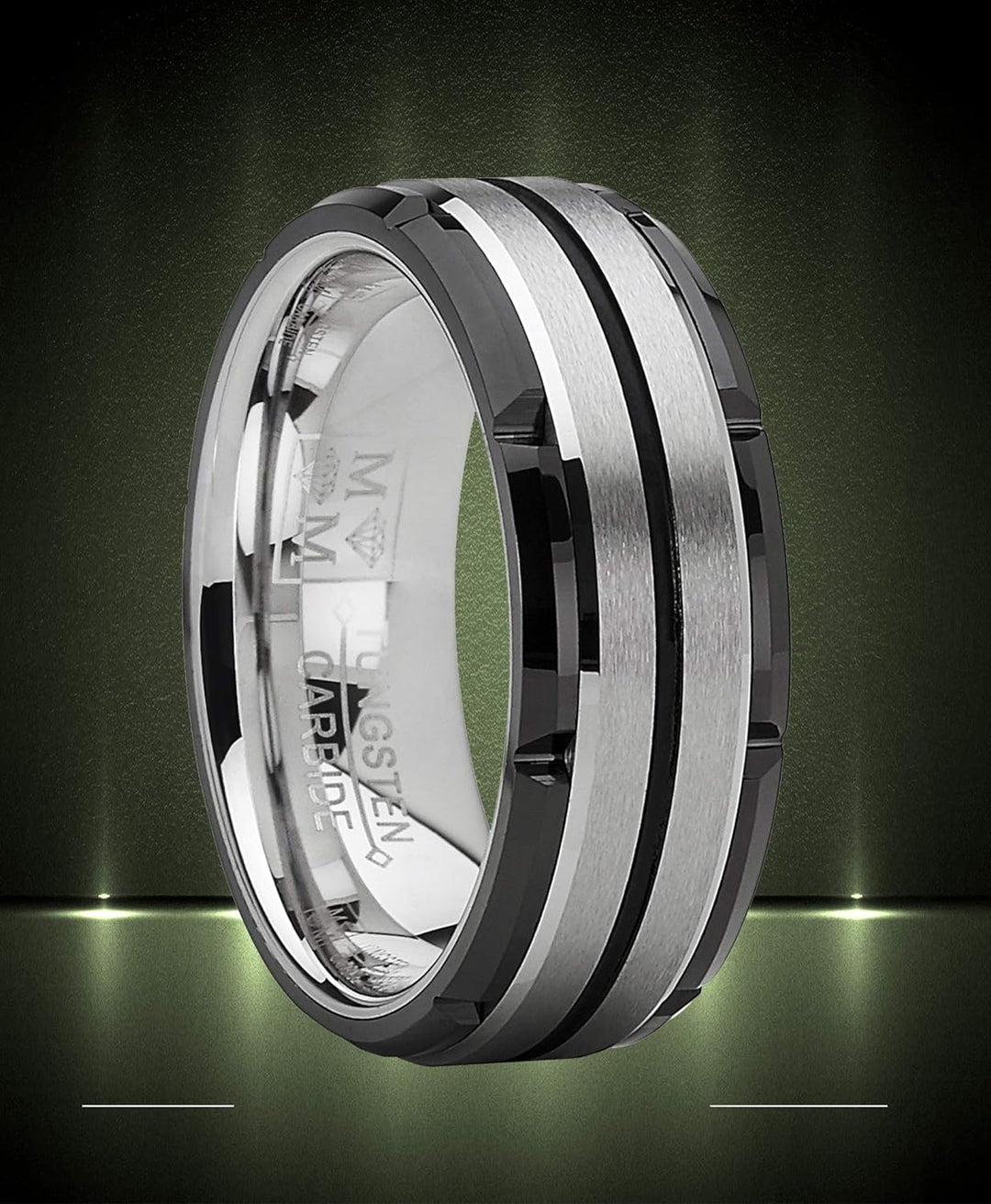 Josh - 8mm Tungsten Carbide Ring
