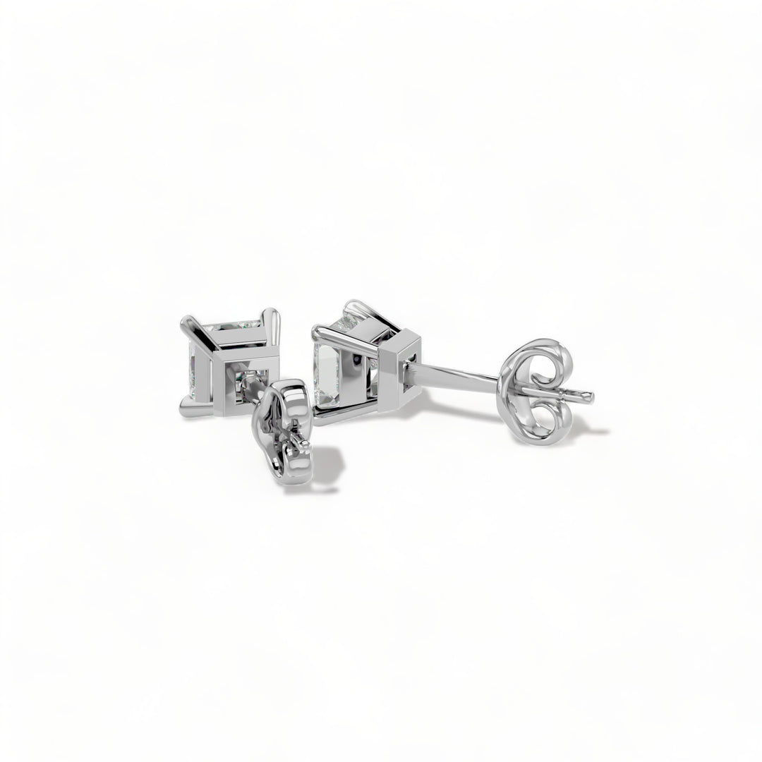 ROUND MOISSANITE STUD EARRINGS (2 CT. TW.)