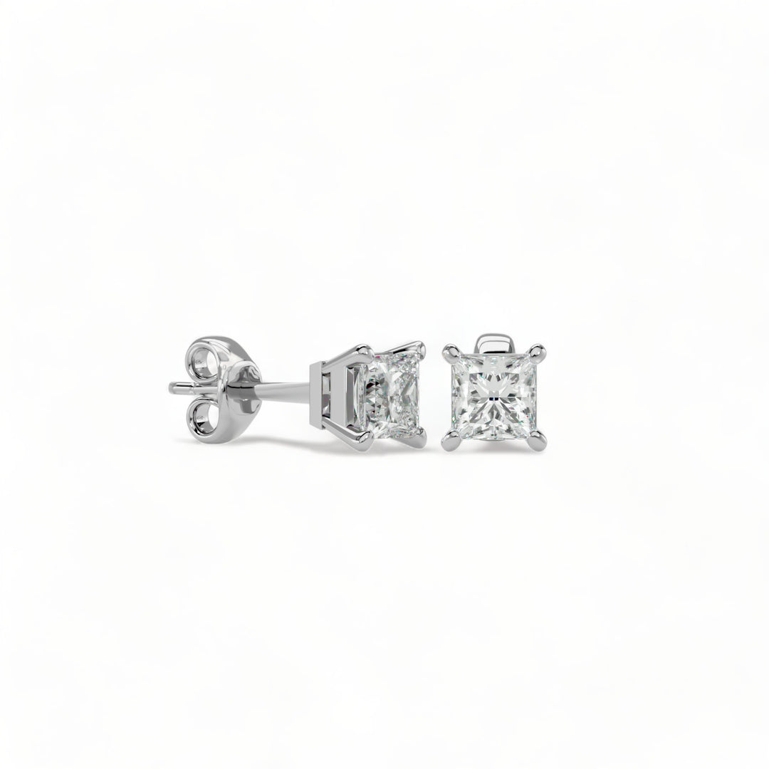 ROUND MOISSANITE STUD EARRINGS (2 CT. TW.)