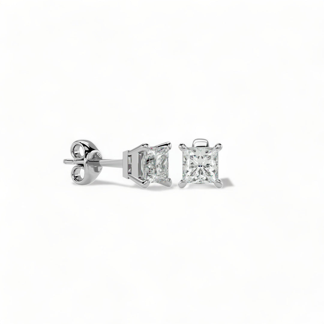 ROUND MOISSANITE STUD EARRINGS (2 CT. TW.)