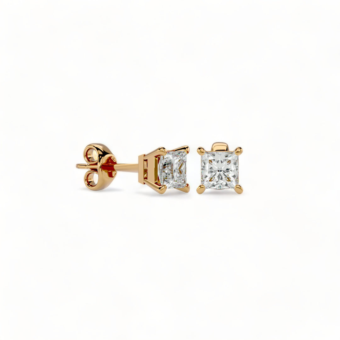 ROUND MOISSANITE STUD EARRINGS (2 CT. TW.)