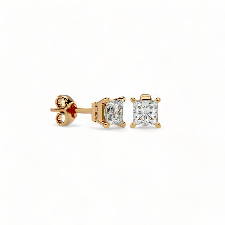 ROUND MOISSANITE STUD EARRINGS (2 CT. TW.)