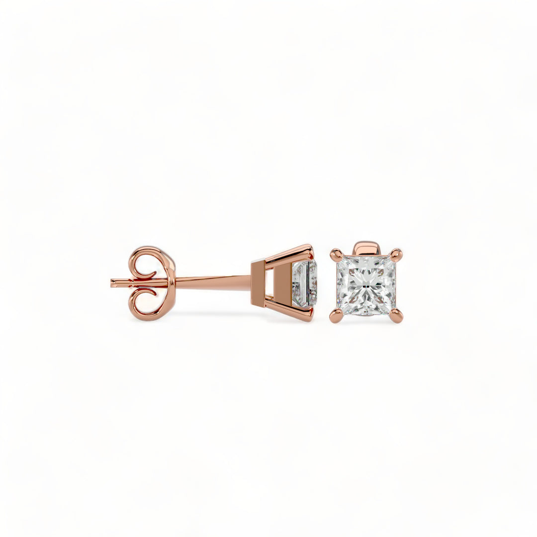 ROUND MOISSANITE STUD EARRINGS (2 CT. TW.)