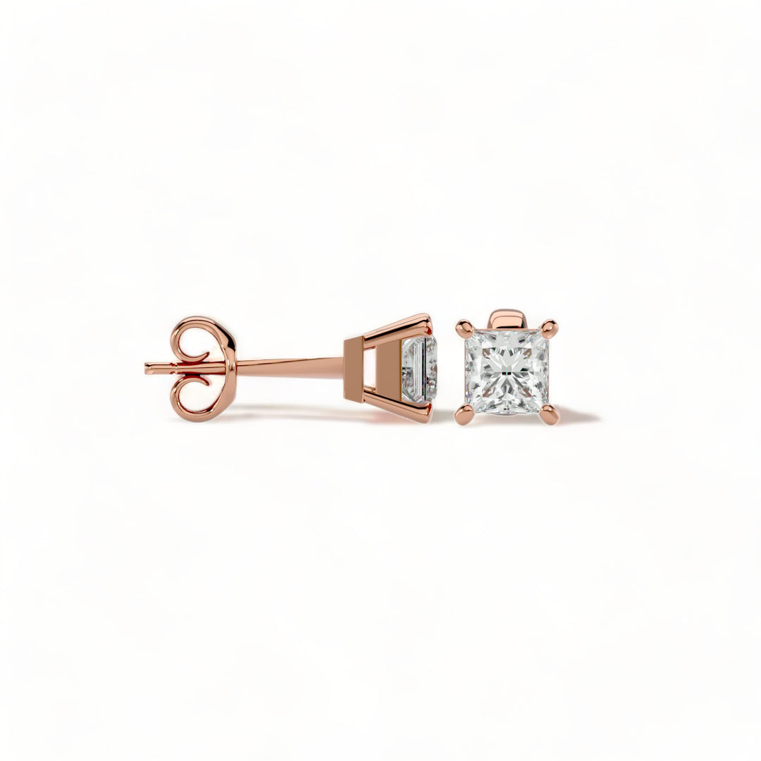 ROUND MOISSANITE STUD EARRINGS (2 CT. TW.)