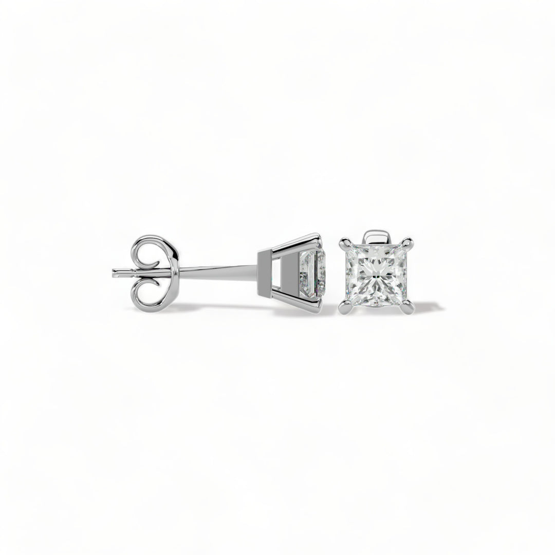 ROUND MOISSANITE STUD EARRINGS (2 CT. TW.)