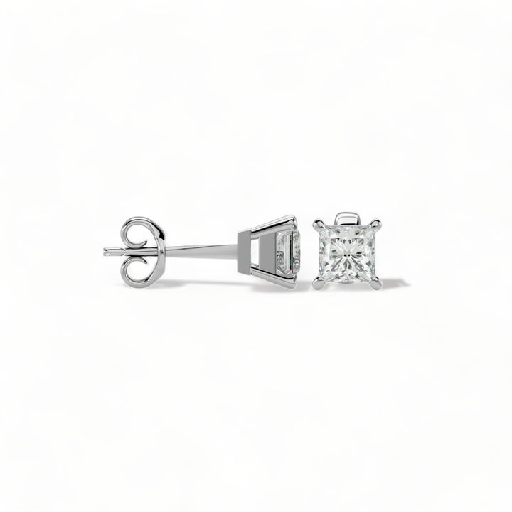 ROUND MOISSANITE STUD EARRINGS (2 CT. TW.)