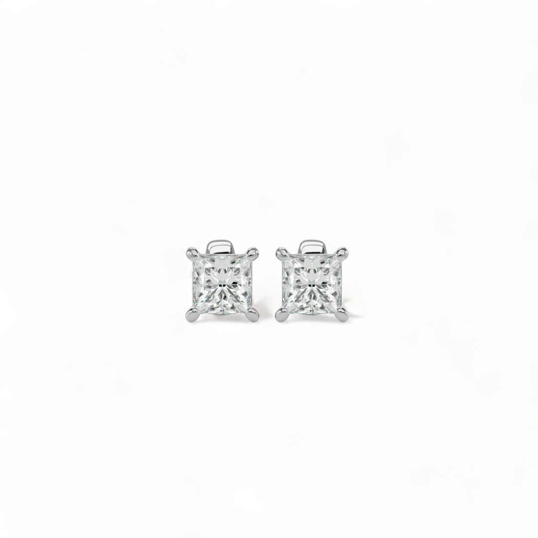 ROUND MOISSANITE STUD EARRINGS (2 CT. TW.)