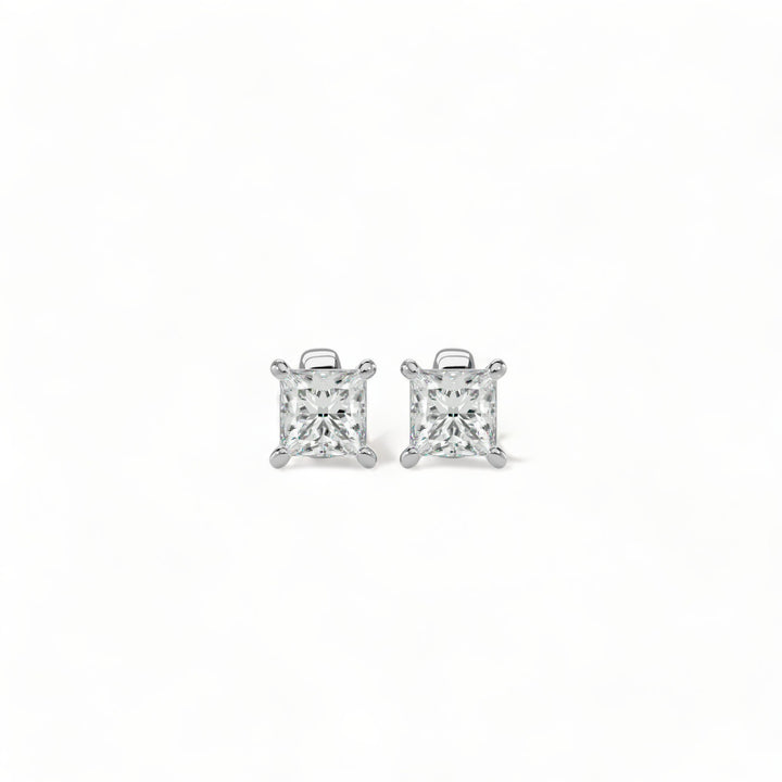 ROUND MOISSANITE STUD EARRINGS (2 CT. TW.)