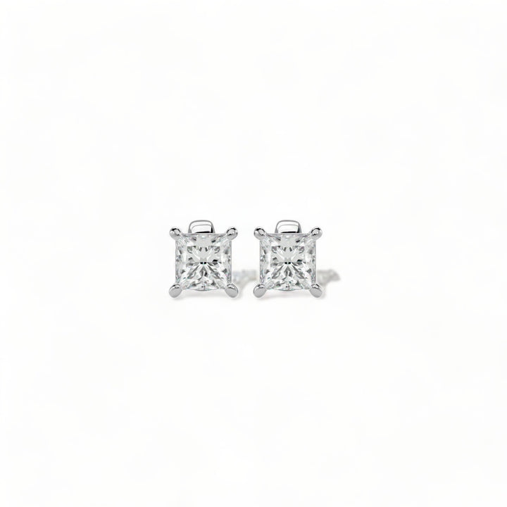 ROUND MOISSANITE STUD EARRINGS (2 CT. TW.)