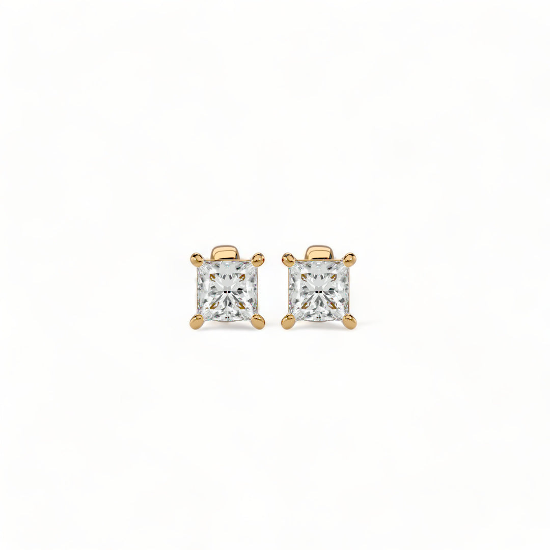 ROUND MOISSANITE STUD EARRINGS (2 CT. TW.)