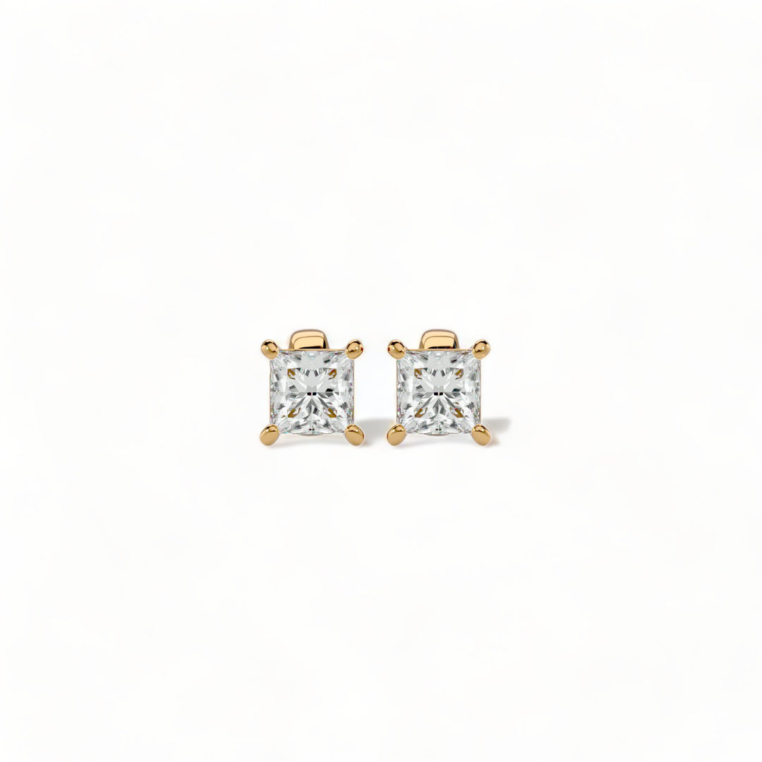 ROUND MOISSANITE STUD EARRINGS (2 CT. TW.)