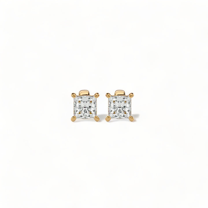 ROUND MOISSANITE STUD EARRINGS (2 CT. TW.)