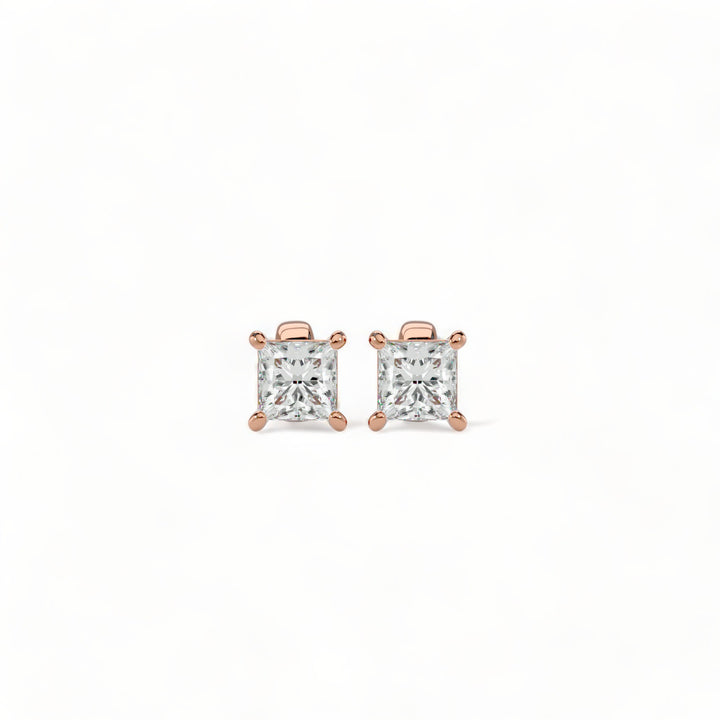 ROUND MOISSANITE STUD EARRINGS (2 CT. TW.)