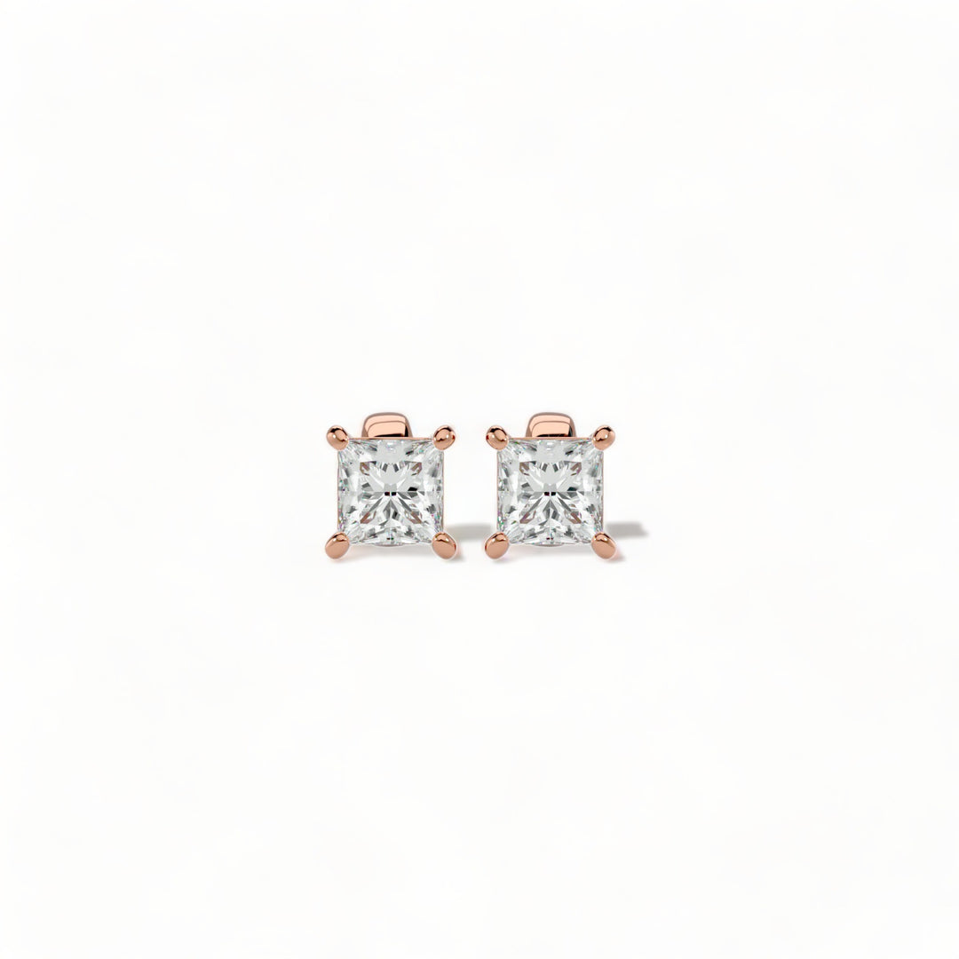 ROUND MOISSANITE STUD EARRINGS (2 CT. TW.)