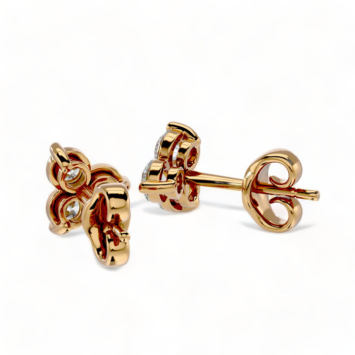 ROUND MOISSANITE STUD EARRINGS (2 CT. TW.)