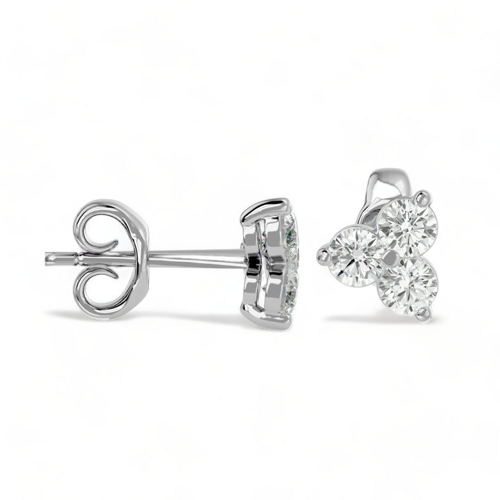 ROUND MOISSANITE STUD EARRINGS (2 CT. TW.)