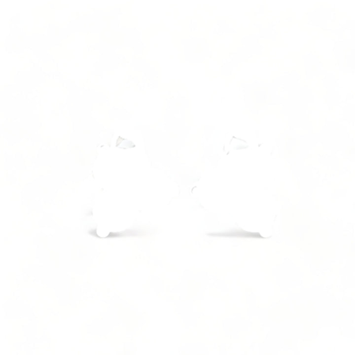 ROUND MOISSANITE STUD EARRINGS (2 CT. TW.)