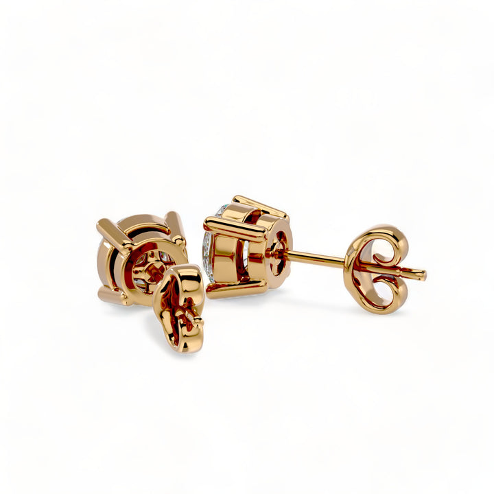 ROUND MOISSANITE STUD EARRINGS (2 CT. TW.)