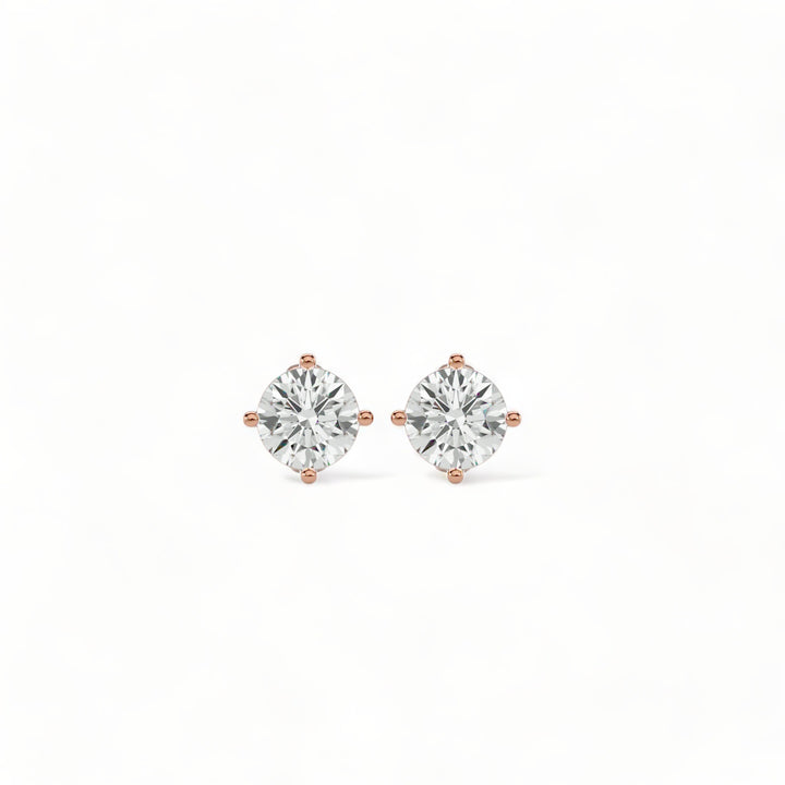 ROUND MOISSANITE STUD EARRINGS (2 CT. TW.)