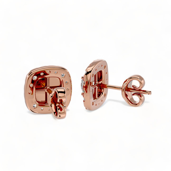 Round Halo Moissanite Stud Earrings (2 ct. tw.)