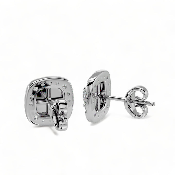 Round Halo Moissanite Stud Earrings (2 ct. tw.)