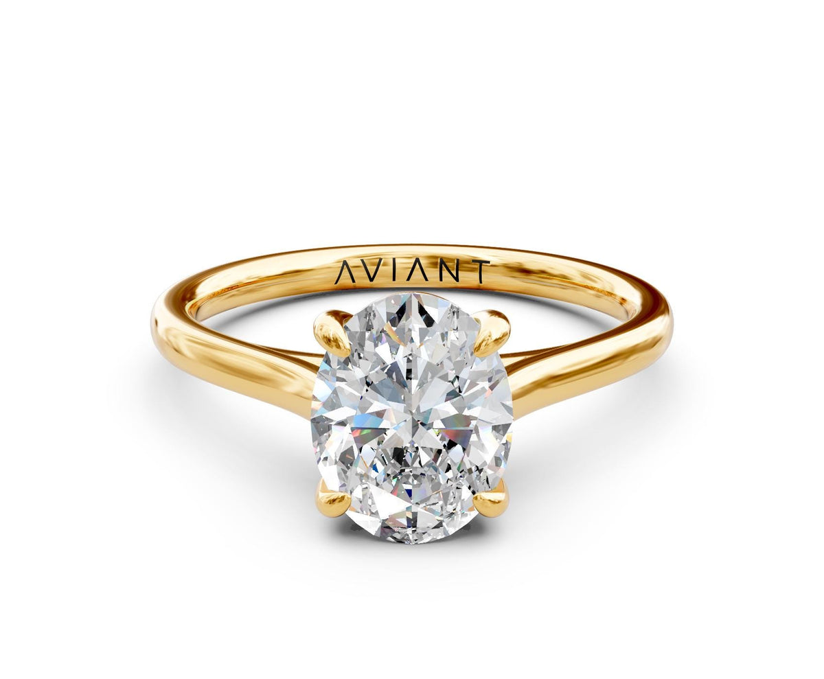 Imogen Solitaire with 2ct Oval Lab Diamond