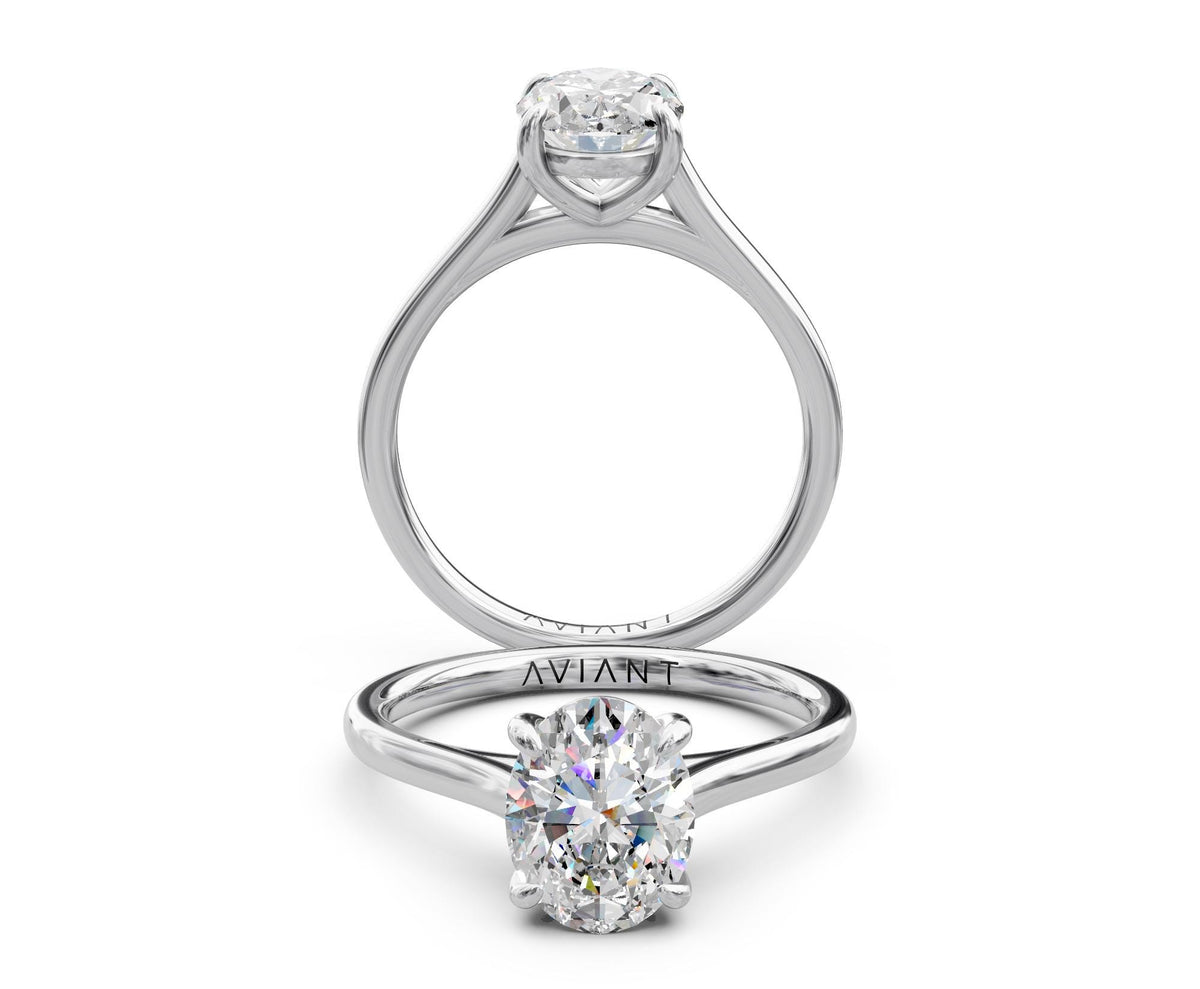 Imogen Solitaire with 2ct Oval Lab Diamond