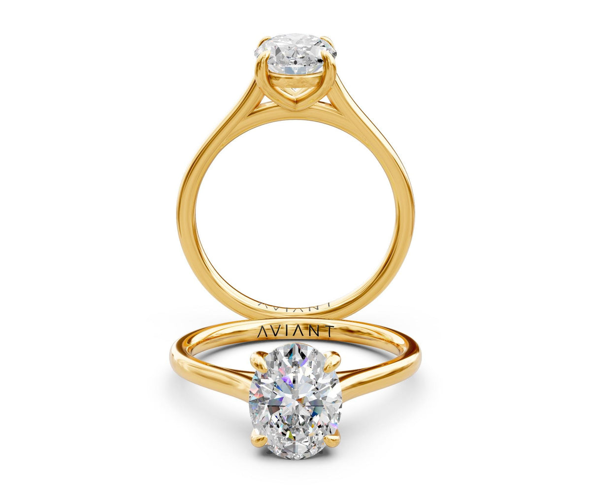Imogen Solitaire with 2ct Oval Lab Diamond