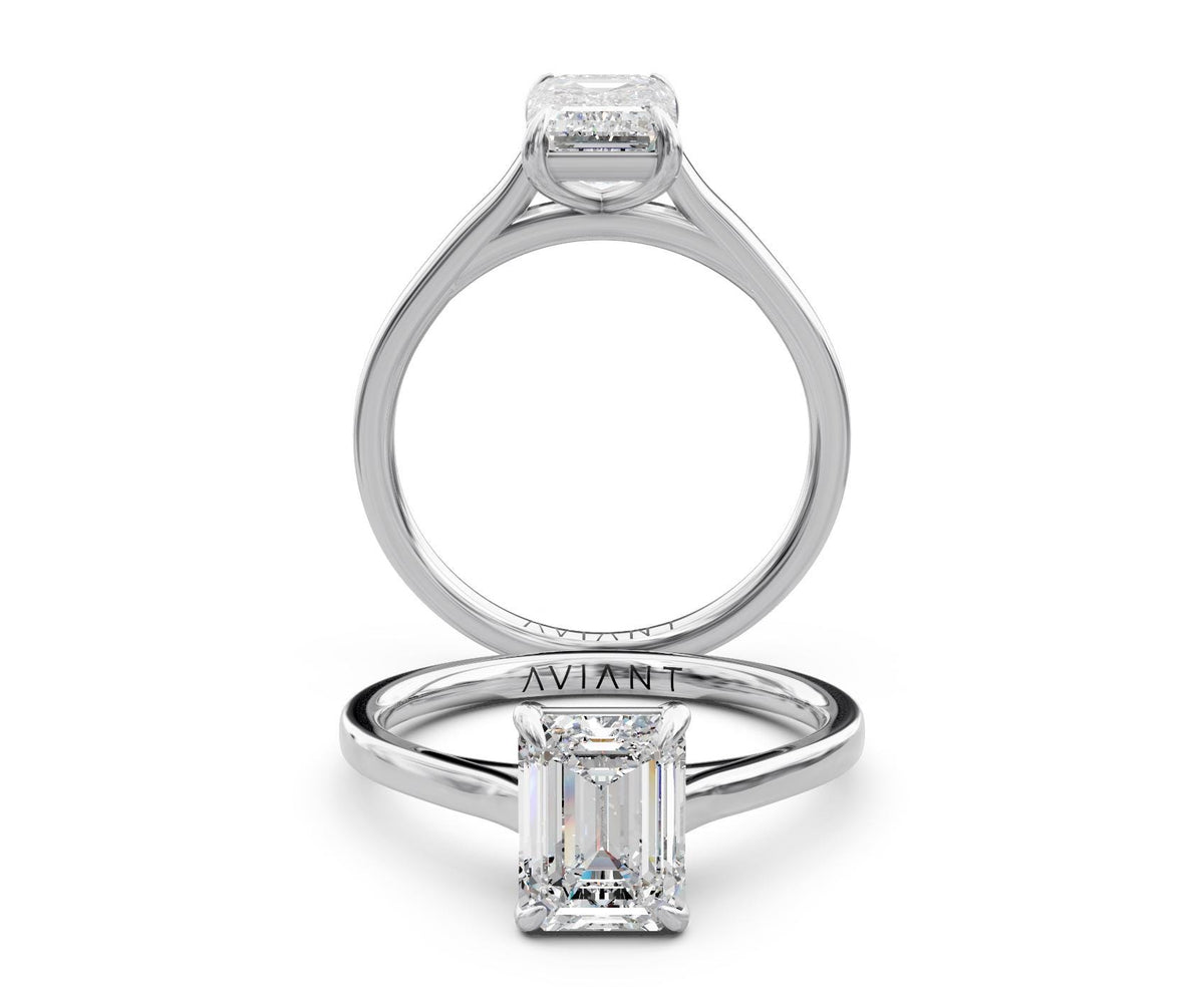Juliet Solitaire with 1ct Emerald Lab Diamond