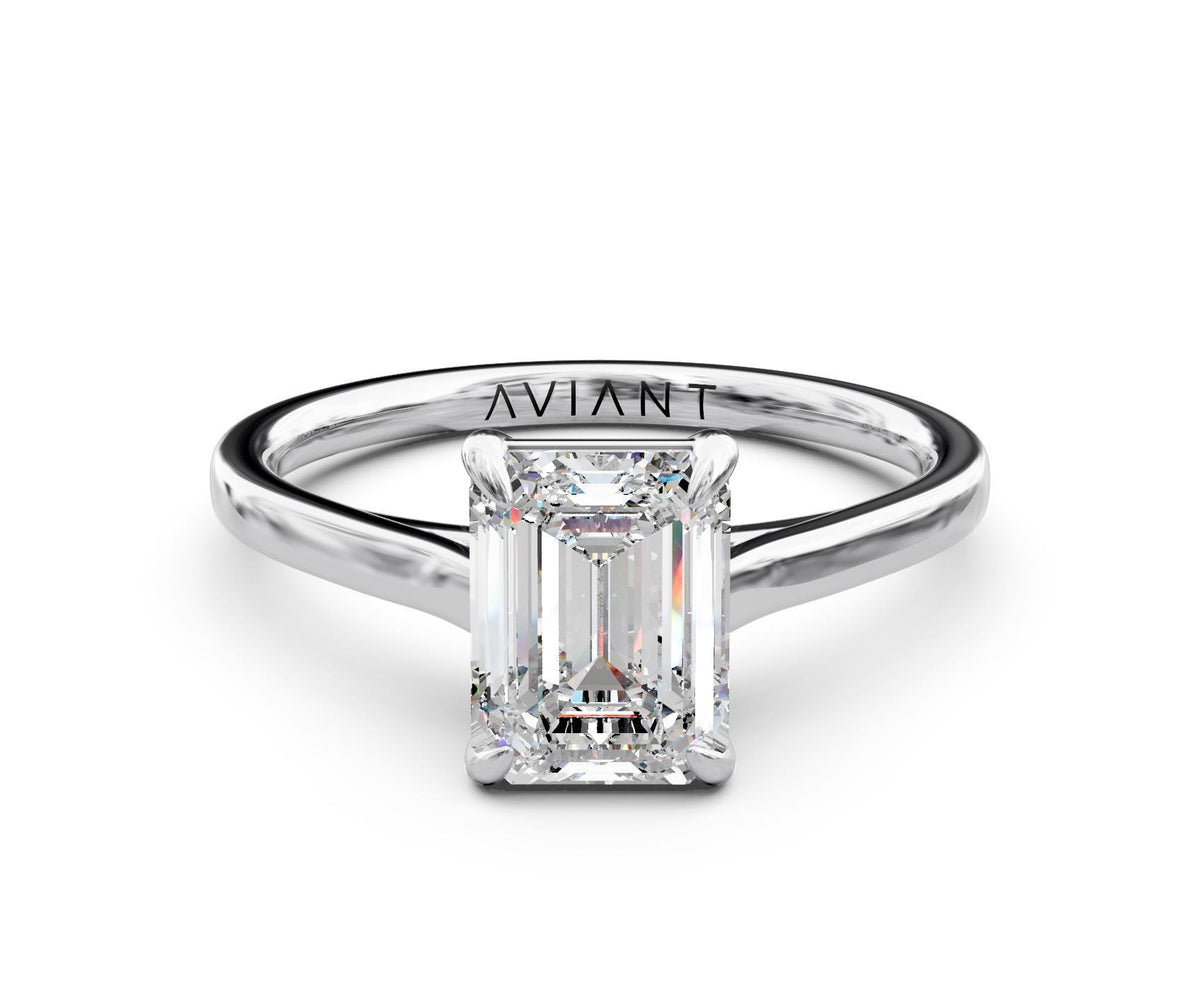 Juliet Solitaire with 1ct Emerald Lab Diamond