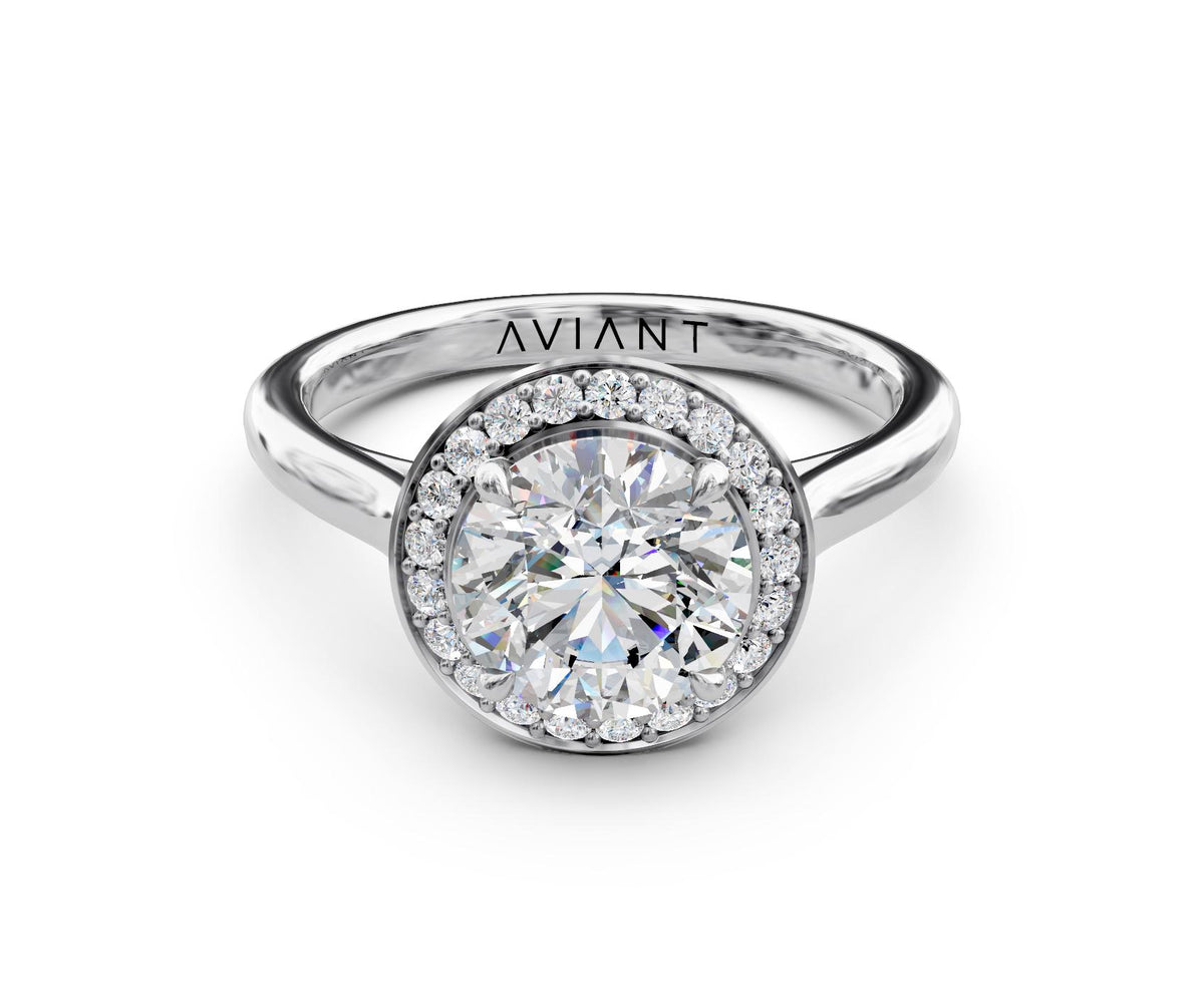 Noelle Halo with 2ct Round Lab Diamond