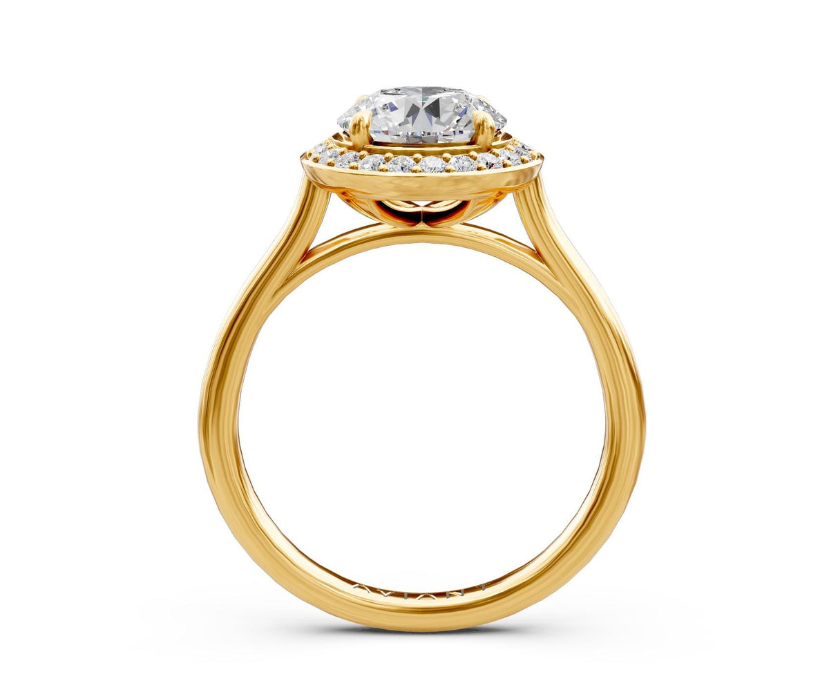 Noelle Halo with 2ct Round Lab Diamond